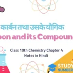 Class 10th Chemistry Chapter 4 Notes in Hindi